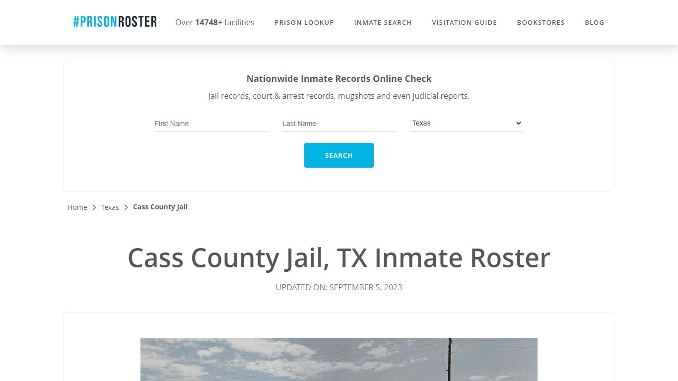 Cass County Jail, TX Inmate Roster - Prisonroster